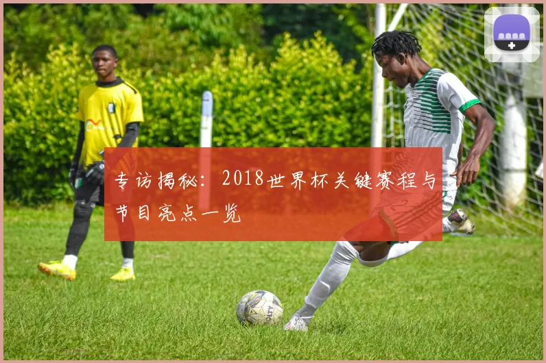专访揭秘:2018世界杯关键赛程与节目亮点一览
